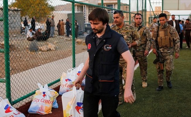 AFAD'dan Iraklı depremzedelere yardım eli