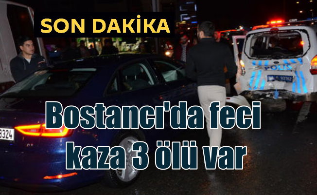 Bostancı'da feci kaza, 3 ölü 17 yaralı var