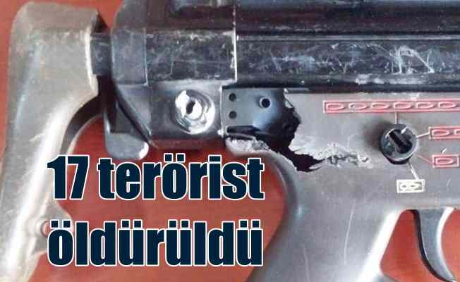 Son dakika; Şırnak'ta 9, Tunceli'de 8 terörist öldürüldü