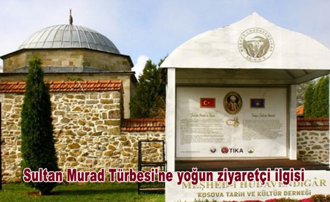 Sultan Murad Türbesi'ne yoğun ziyaretçi ilgisi