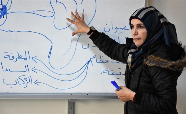 Suriyeli öğretmenlerin buruk Öğretmenler Günü