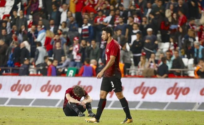 Türkiye hazırlık maçında Arnavutluk'a kaybetti