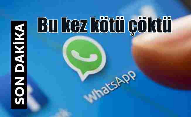 Whatsapp sorunu; Whatsapp mesaj göndermeyi durdurdu