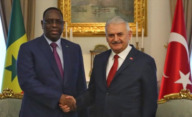 Başbakan Yıldırım, Senegal Cumhurbaşkanı Sall'i kabul etti