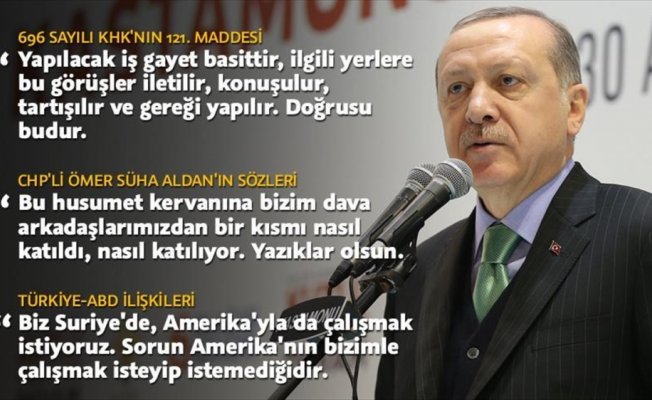 Erdoğan: Husumet kervanına katılan arkadaşlarımıza yazıklar olsun