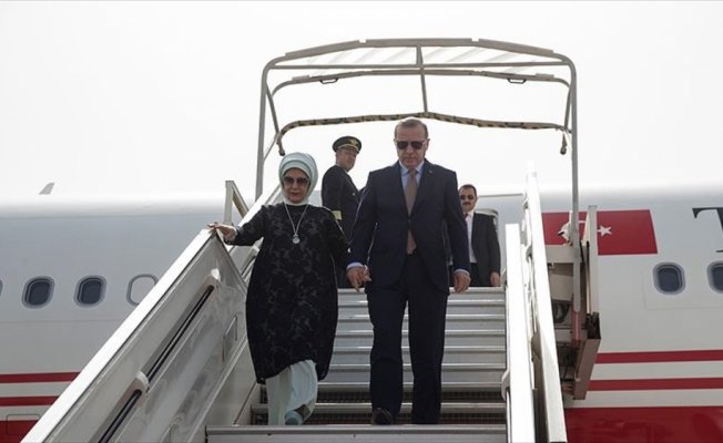 Cumhurbaşkanı Erdoğan Afrika turunun son durağı Tunus'ta