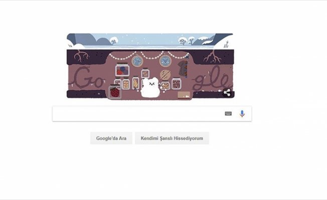 Google'dan kış gün dönümüne özel doodle