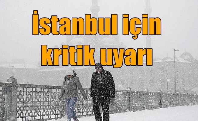 İstanbul'da kar yağışı ne zaman: Meteoroloji Marmara'yı uyardı
