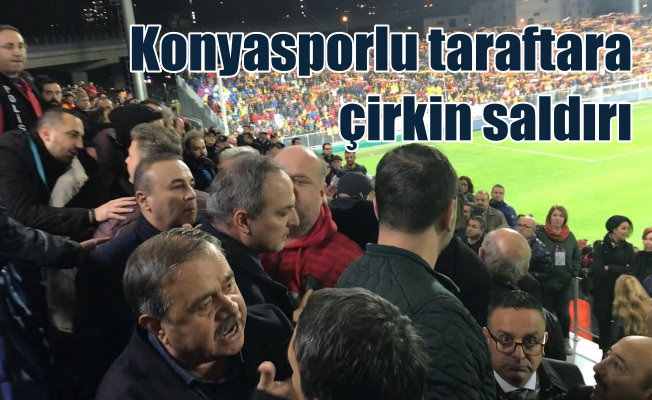 Konyasporlu futbolculara çirkin saldırı