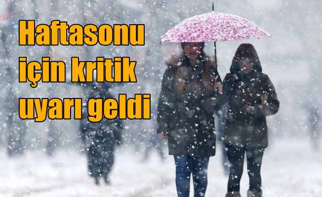 Son Dakika Hava Durumu: İstanbul'a haftasonu kar geliyor