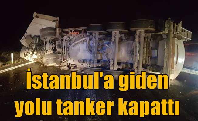 TEM yolunda kaza: İstanbul'a giden trafik durdu