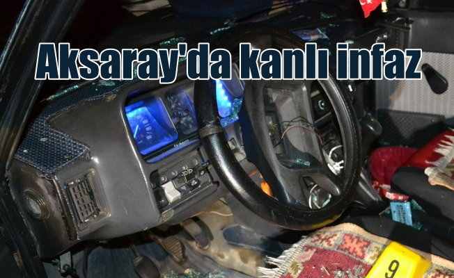 Aksaray Sultanhanı'nda otomobil içinde korkunç infaz; 2 ölü var