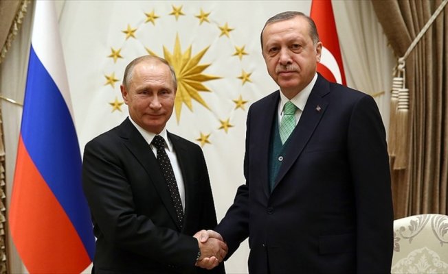 Cumhurbaşkanı Erdoğan, Putin ile Suriye'yi görüştü