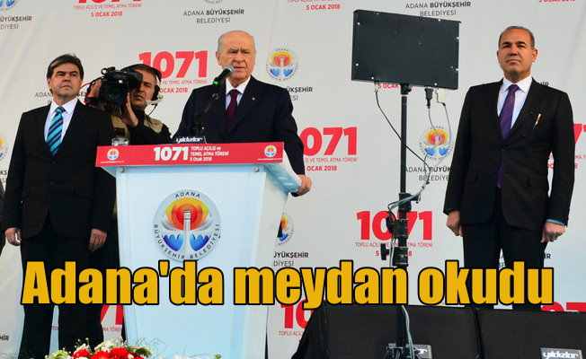 MHP Lideri Bahçeli Adana'da meydan okudu: Birlik ruhunu sarsamazsınız