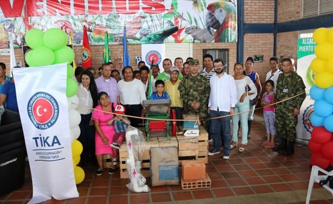 TİKA’dan Kolombiya’da tarım ekipmanı desteği