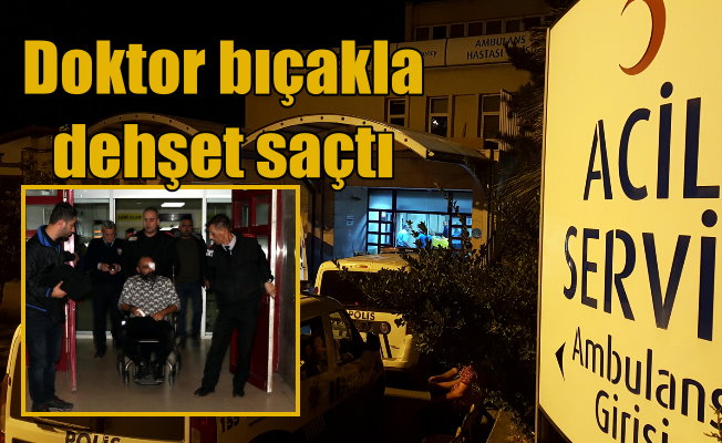 Zonguldak Kilimli'de bıçaklı doktor dehşeti, 3 polis yaralı