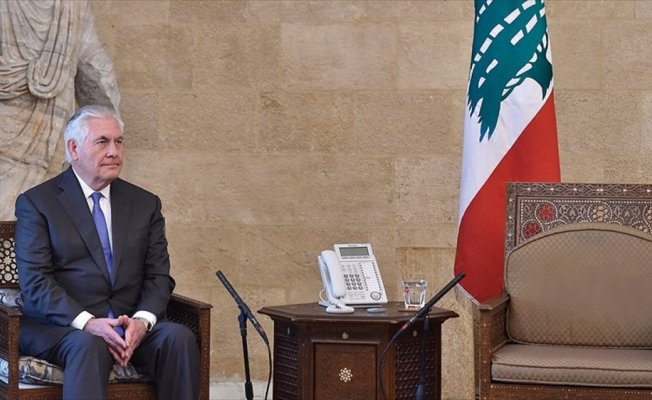 ABD Dışişleri Bakanı Tillerson'a Lübnan'da 