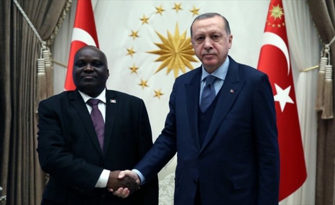 Cumhurbaşkanı Erdoğan, Burundi Meclis Başkanı kabul etti