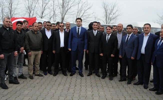 Diyarbakırlı şoförlerden Mehmetçik'e destek
