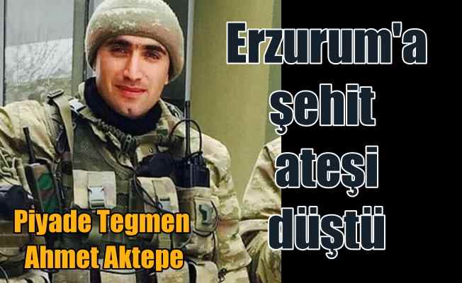 Erzurumlu Teğmen Ahmet Aktepe, Afrin'de şehit düştü
