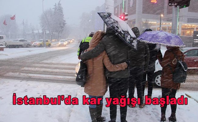  İstanbul’da kar yağışı başladı