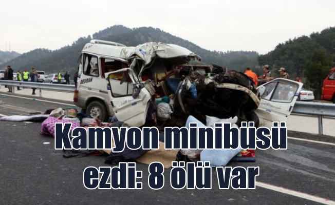 Kahramanmaraş'ta feci kaza; 8 ölü var