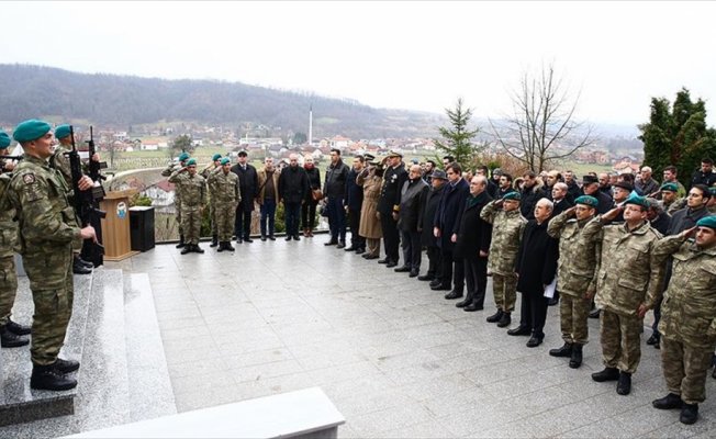 Bosna Hersek'teki Türk Şehitliğinde şehitler anıldı