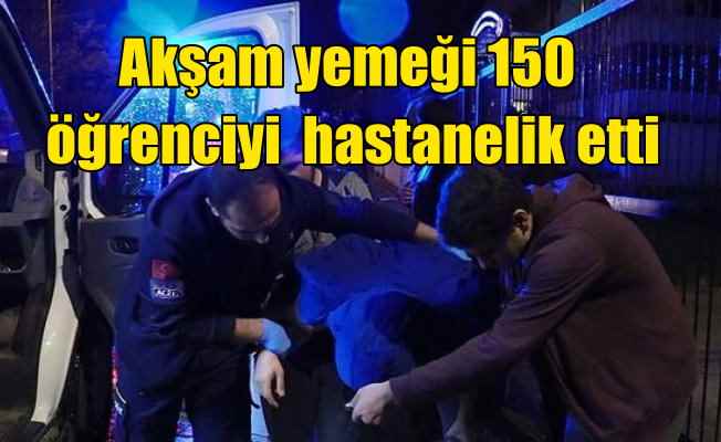 Bursa Emir Sultan KYK Yurdu'nda gıda zehirlenmesi; 150 öğrenci hastanelik oldu