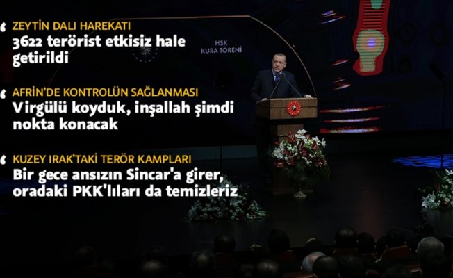 Cumhurbaşkanı Erdoğan: Virgülü koyduk, inşallah şimdi nokta konacak
