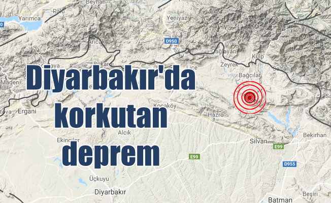 Diyarbakır Silvan'da deprem; Silvan'da deprem oldu