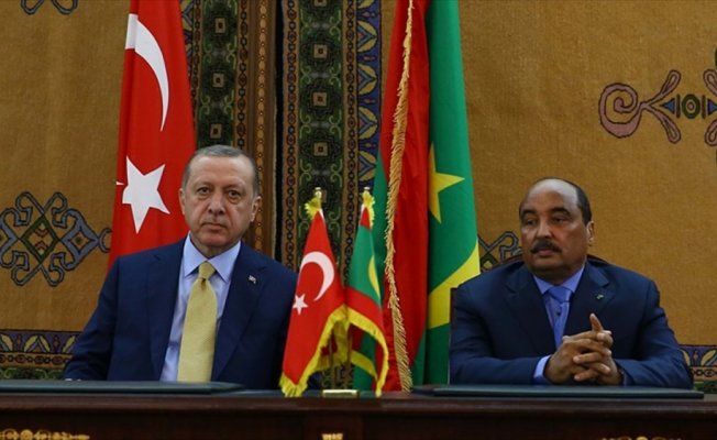 Erdoğan, Moritanya Cumhurbaşkanı Abdulaziz ile baş başa görüştü