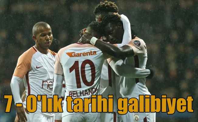 Galatasaray, Karabük'ten 7 - 0 galibiyetle dönüyor
