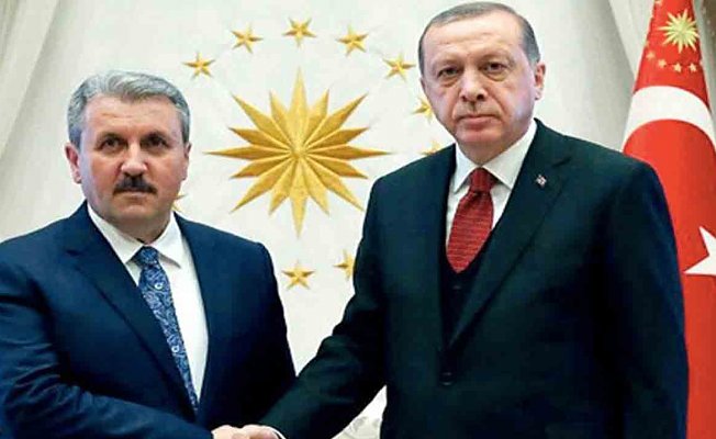 Cumhurbaşkanı Erdoğan, BBP Lideri Destici ile 15.00'te görüşüyor