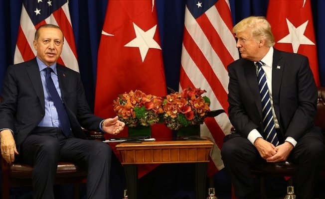 Cumhurbaşkanı Erdoğan Trump'la Suriye'yi görüştü
