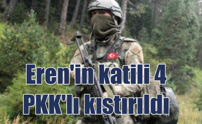 Eren Bülbül'ün katili 4 terörist Kürtün'de kıstırıldı
