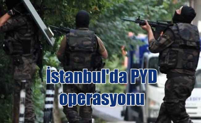 İstanbul'da PYD operasyonu, 5 gözaltı var 