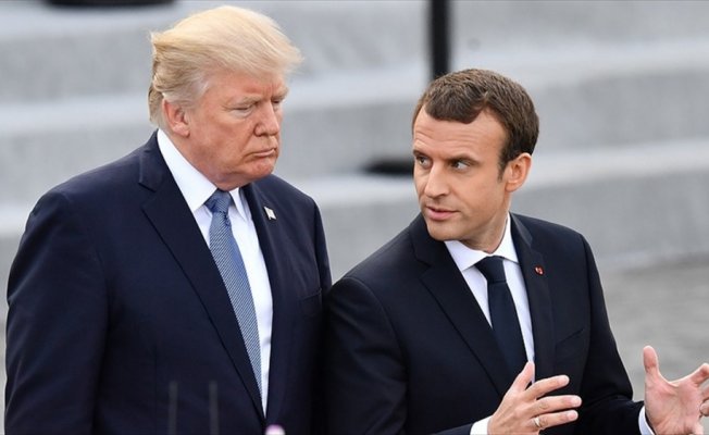 Trump Macron ile Suriye'yi görüştü