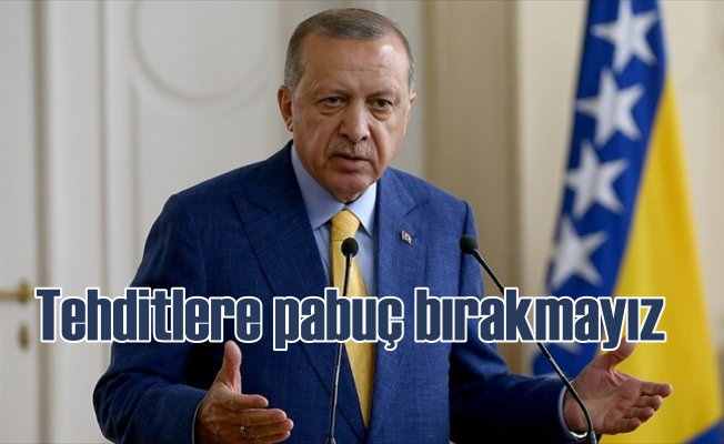 Erdoğan'a suikast iddiası; Bu tür tehditlerle yolumuzdan dönmeyiz