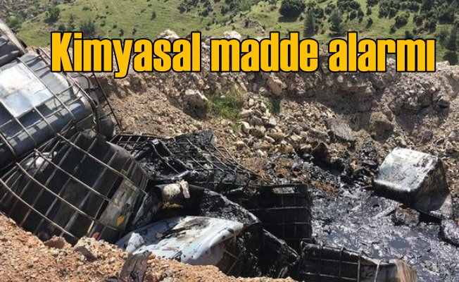 Gaziantep Nurdağı'nda kimyasal madde alarmı