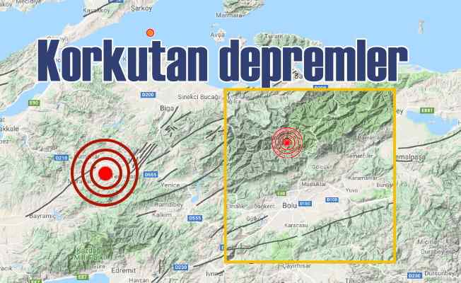 Marmara ve Ege bölgelerinde korkutan depremler