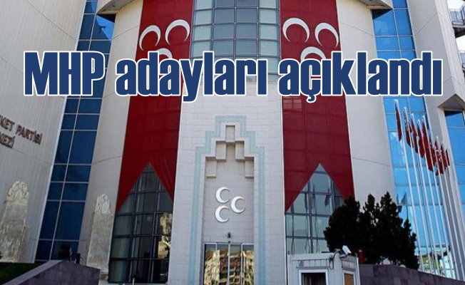 MHP'nin milletvekili aday listesi açıklandı
