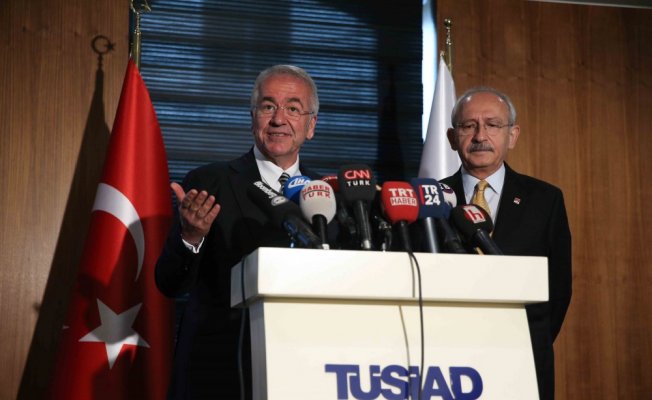 CHP Genel Başkanı Kılıçdaroğlu, TÜSİAD'ı ziyaret etti