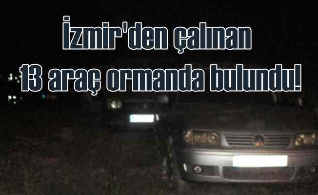 İzmir'de çaldıkları 13 otomobili İstanbul'a getirmişler