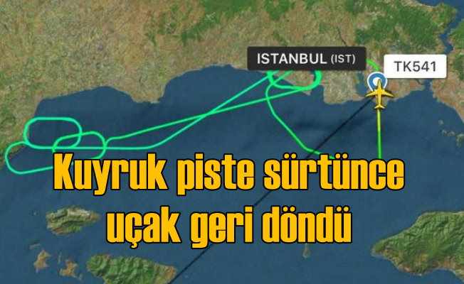 THY uçağı, İstanbul üstünde 3 saat tur attı