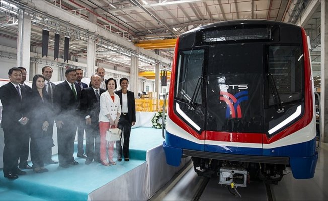 Türkiye'nin ilk metro ihracatı için tören