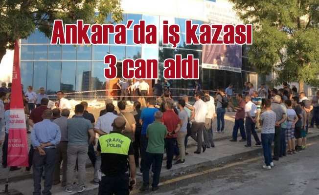 Ankara Etimesgut'ta binanın giriş katında göçük, 3 ölü var