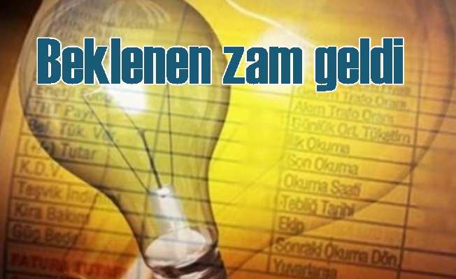 Elektriğe zam; EPK'dan vatandaşlara acı haber