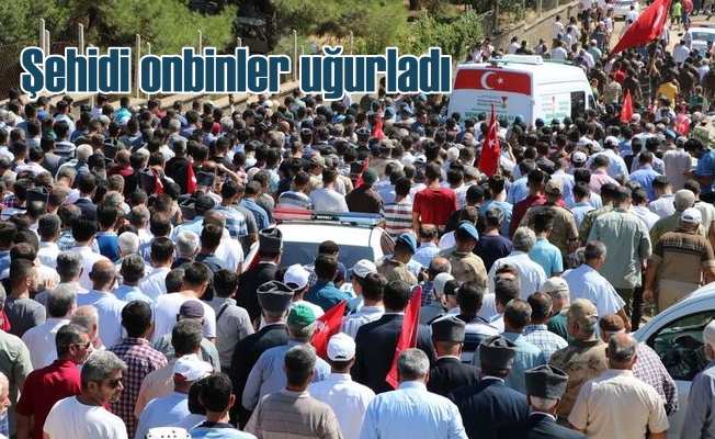 Şehit Ahmet Altun'u onbinler uğurladı: Van'da şehit düşmüştü