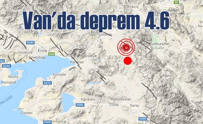 Van'da deprem | Van Çaldıran 4.6 ile sallandı