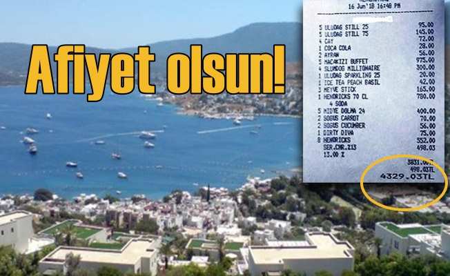 Bodrum Türkbükü'nde tatilcilere hesap kazığı